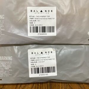 2 Balance Athletica Synergy Tops